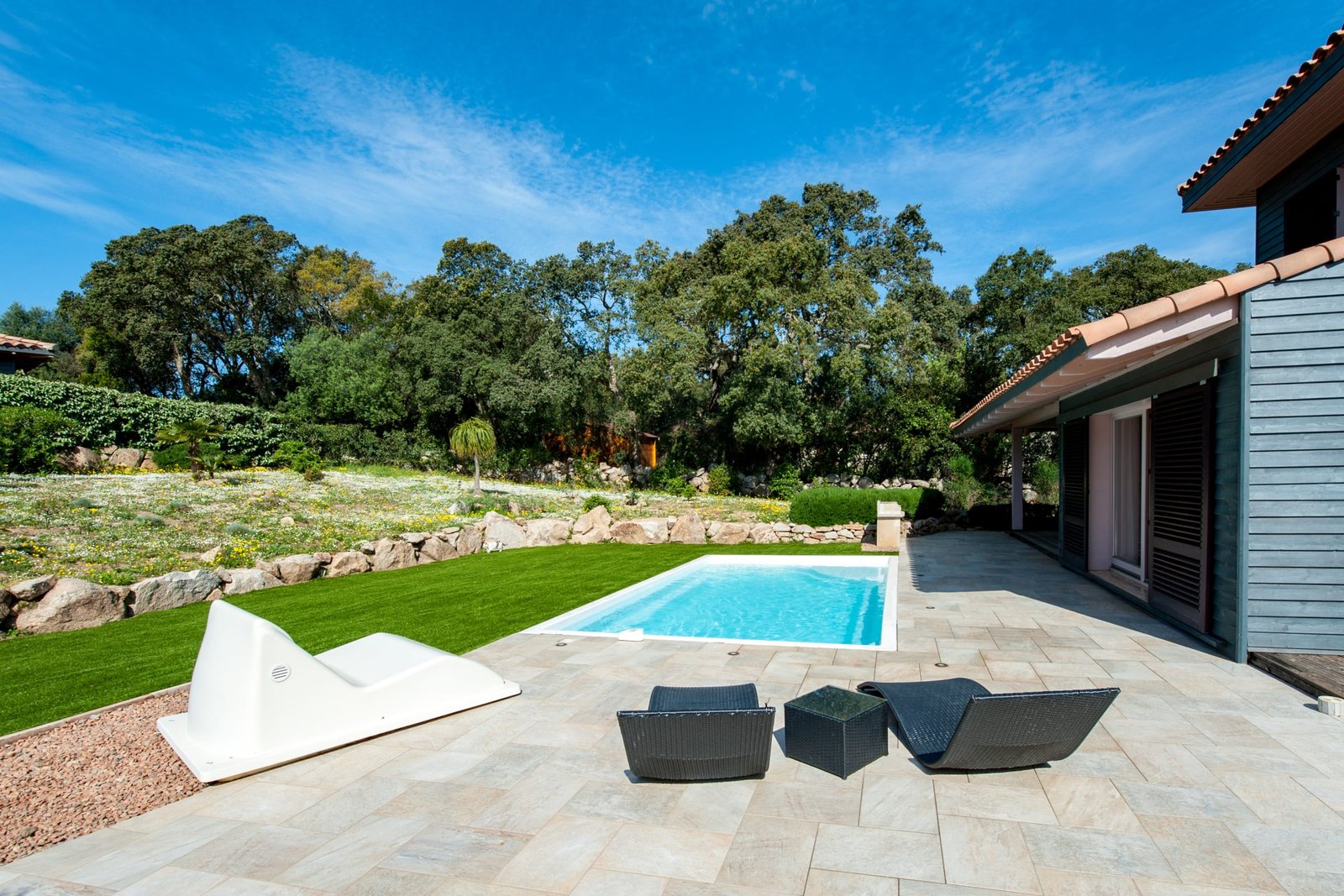 Les Citronniers — Pool Garten, Villa mit privatem Pool in Figari