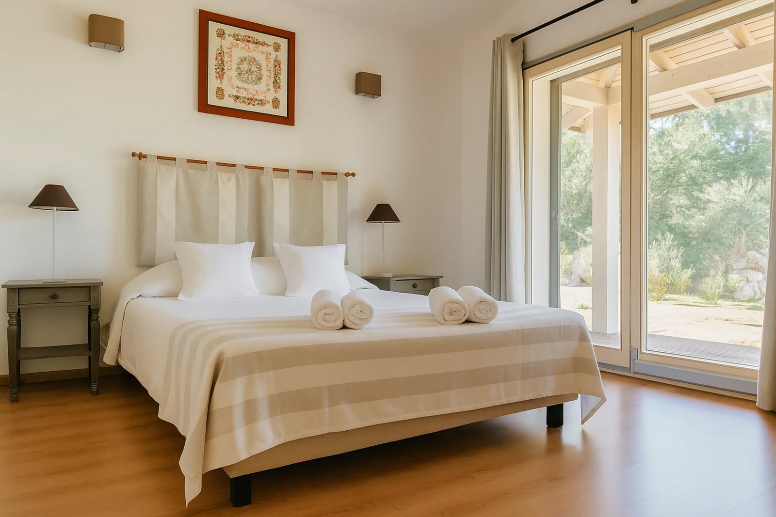 Les Orangers — bedroom 1, villa with a private pool in Figari